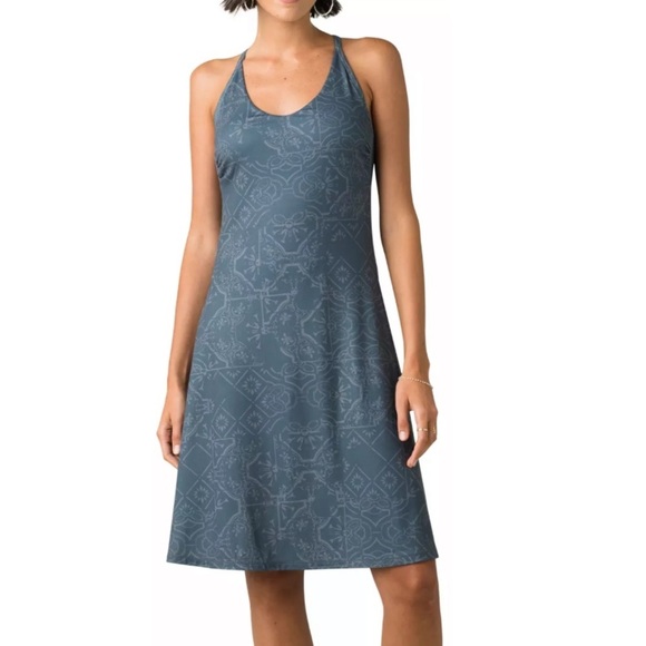 Prana geometric black tank dress, size small! Athleisure, Comfort & Lounge••• - Picture 2 of 16